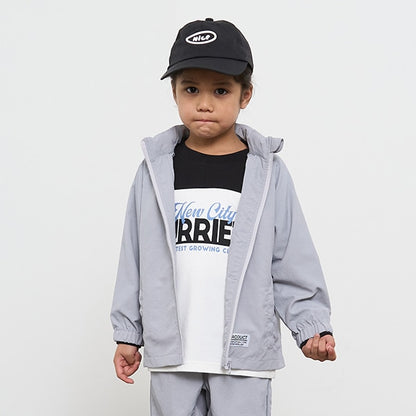 Japanese children's clothing b・R# waterproof windbreaker with storage pocket 100-140cm Boys/Girls Spring OUTERWEAR Waterproof Series 
