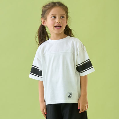 Japanese children's clothing b・R# 2Way front and back contact cool water absorption quick-drying series baseball style top 100-150cm boys/girls summer TOPS 