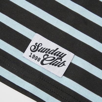 Japanese children's clothing b・R# contact cool water absorption quick dry series striped top 100-150cm boys/girls summer TOPS 