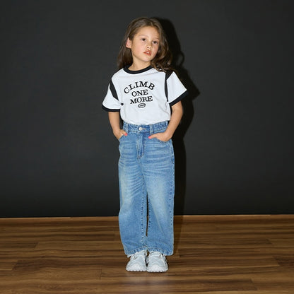 Japanese children's clothing b・R# contact cool water absorption quick dry series patchwork top 100-150cm boys/girls summer TOPS 