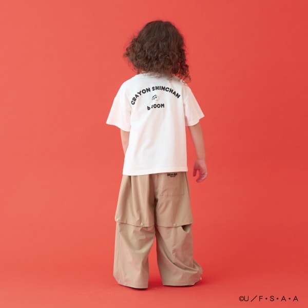 Japanese children's clothing b・R# x Crayon Shin-chan cool contact water-absorbing quick-drying series short-sleeved tops 100-140cm boys'/girls' summer TOPS 