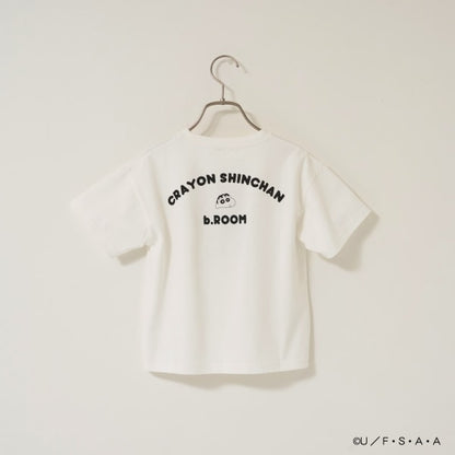 Japanese children's clothing b・R# x Crayon Shin-chan cool contact water-absorbing quick-drying series short-sleeved tops 100-140cm boys'/girls' summer TOPS 