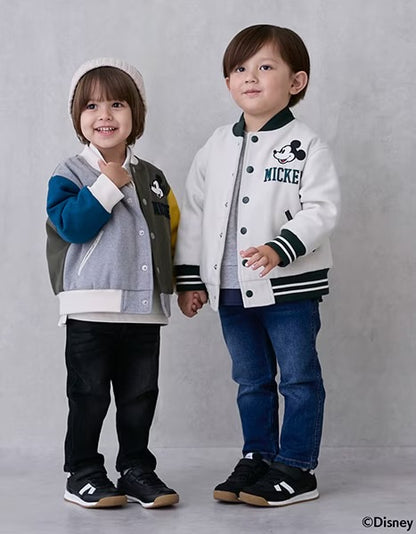 日本童裝 pe#main x Disney 貼布衛衣 80-130cm 男童款 秋季 TOPS