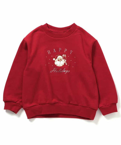 日本童裝 apres les cours 衛衣 80-140cm 男童款/女童款 冬季 Tops Christmas 聖誕快樂特輯 聖誕服裝/飾物配件 聖誕紅/新年紅