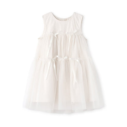 日本童裝 Ly# mine 蓬鬆薄紗多層連身裙 100-150cm 女童款 冬季 DRESSES