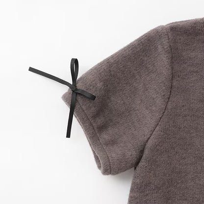 日本童裝 Ly# mine 蓬鬆拉絨短袖上衣 110-150cm 女童款 秋季 TOPS