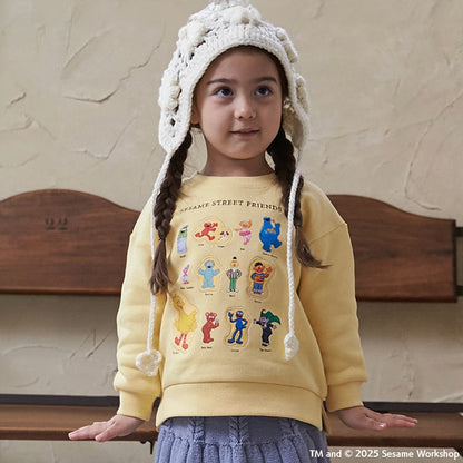 日本童裝 pe#main x SESAME STREET 芝麻街衛衣 80-130cm 男童款/女童款 冬季 TOPS