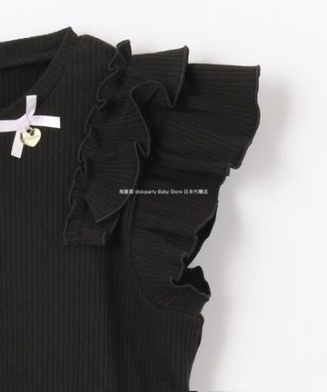 Japanese children's clothing aF#a325 checkered patchwork dress 110-160cm girls summer dresses 