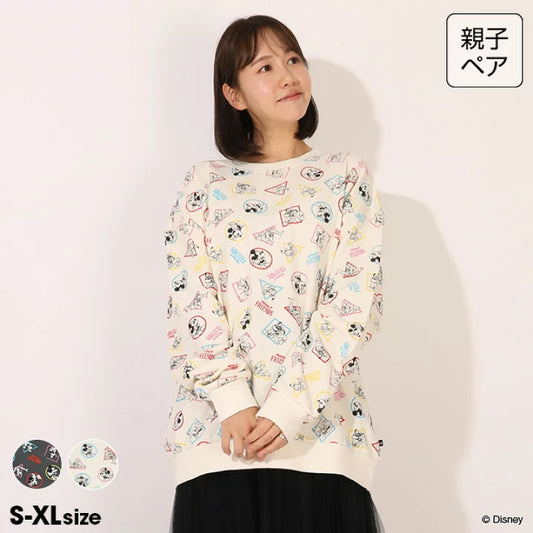 日本童裝 BDL x Disney  親子裝 印花衛衣  S-XL 大人款 秋季 TOPS