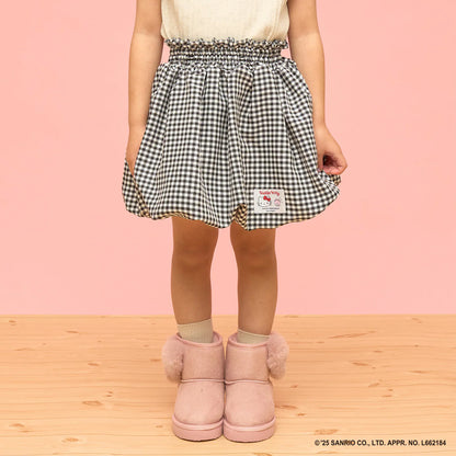 日本童裝 Ly# mine x Sanrio 4Way 前後兩著 可變上衣 可變短裙 100-140cm 女童款 冬季 TOPS SKIRTS