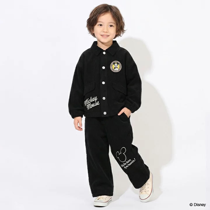 日本童裝 BDL x Disney 米奇燈芯絨長褲 90-140cm 男童款/女童款 秋季 PANTS