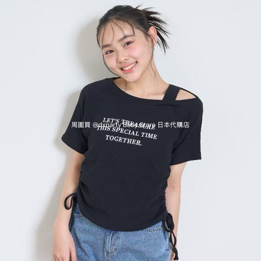 Lovetoxic Japanese children's clothing waist-length tops (140-160cm) for girls (summer TOPS) 