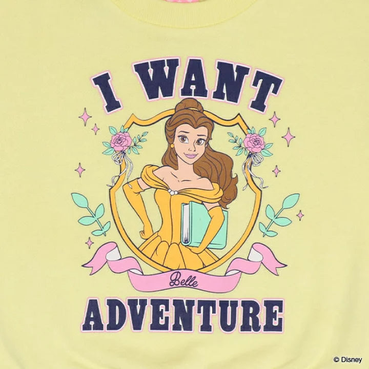 日本童裝 BDL x Disney 公主印花衛衣 100-130cm 女童款 秋季 TOPS