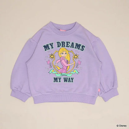 日本童裝 BDL x Disney 公主印花衛衣 100-130cm 女童款 秋季 TOPS