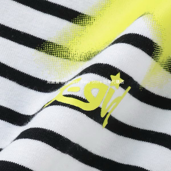 Japanese children's clothing X-girl Stages striped short vest 90-140cm girls summer TOPS 