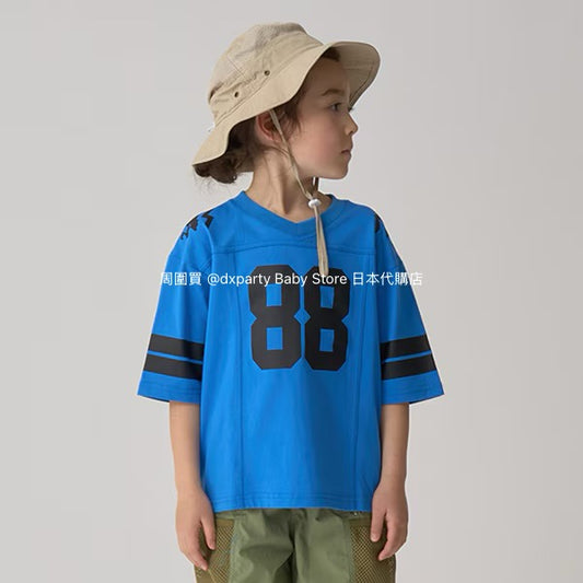 Japanese children's clothing mini #ML anti-fouling series waterproof series sports tops 90-140cm boys'/girls' summer TOPS 