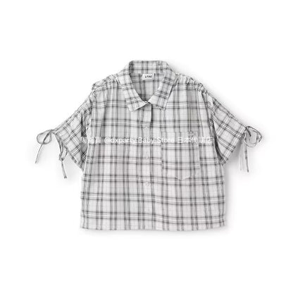 Lovetoxic Japanese children's clothing short shirt 140-170cm girls summer TOPS 