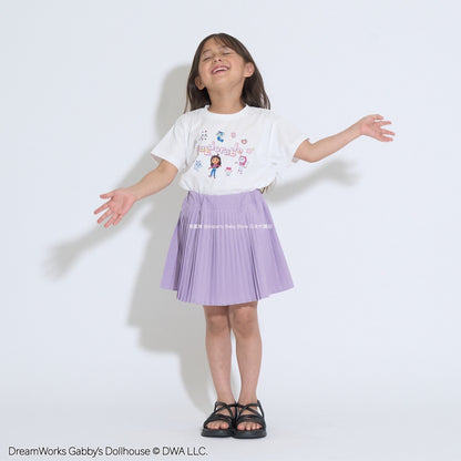 Japanese children's clothing Ly# mine x GABBY'S DOLLHOUSE printed top 100-130cm girls summer TOPS 