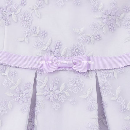 Japanese children's clothing pe#main dress two-piece suit 110-130cm girls summer dress outerwear interview / banquet / performance 