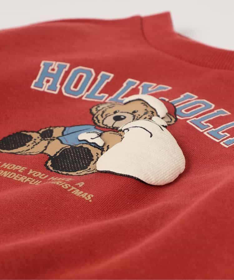 日本童裝 BREEZE 衛衣 80-140cm 男童款/女童款 冬季 Tops Christmas 聖誕快樂特輯 聖誕服裝/飾物配件 聖誕紅/新年紅