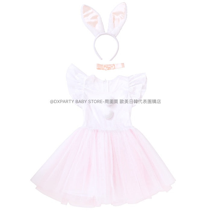 日本直送 小白兔  100-140cm 女童款 萬聖節 Cosplay服裝 Halloween攪鬼特輯 AAA