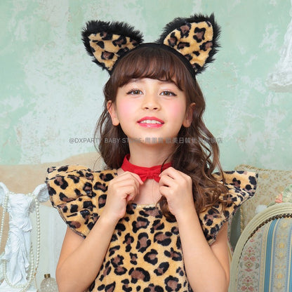 日本直送 豹貓咪  100-140cm 女童款 萬聖節 Cosplay服裝 Halloween攪鬼特輯 AAA