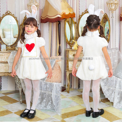 日本直送 兔兔裝  100-140cm 女童款 萬聖節 Cosplay服裝 Halloween攪鬼特輯 AAA