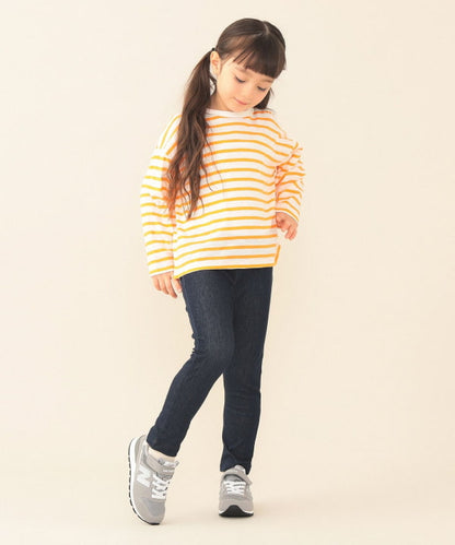 日本童裝 BE#AMS mini 條紋長袖上衣 90-140cm 男童款/女童款 夏季 TOPS