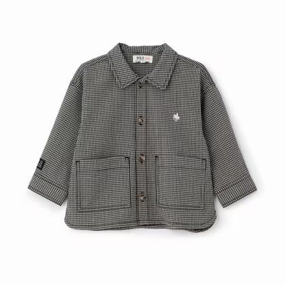 日本童裝 pe#main x【POLO BCS】襯衫外套 80-130cm 男童款/女童款 秋季 TOPS OUTERWEAR