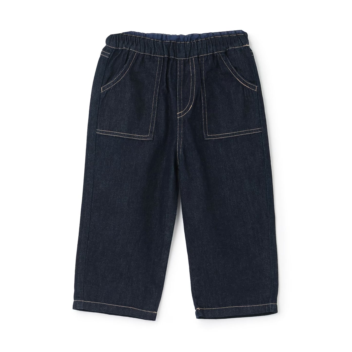 日本童裝 pe#main 柔軟牛仔長褲 80-130cm 男童款 夏季 PANTS