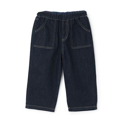 日本童裝 pe#main 柔軟牛仔長褲 80-130cm 男童款 夏季 PANTS