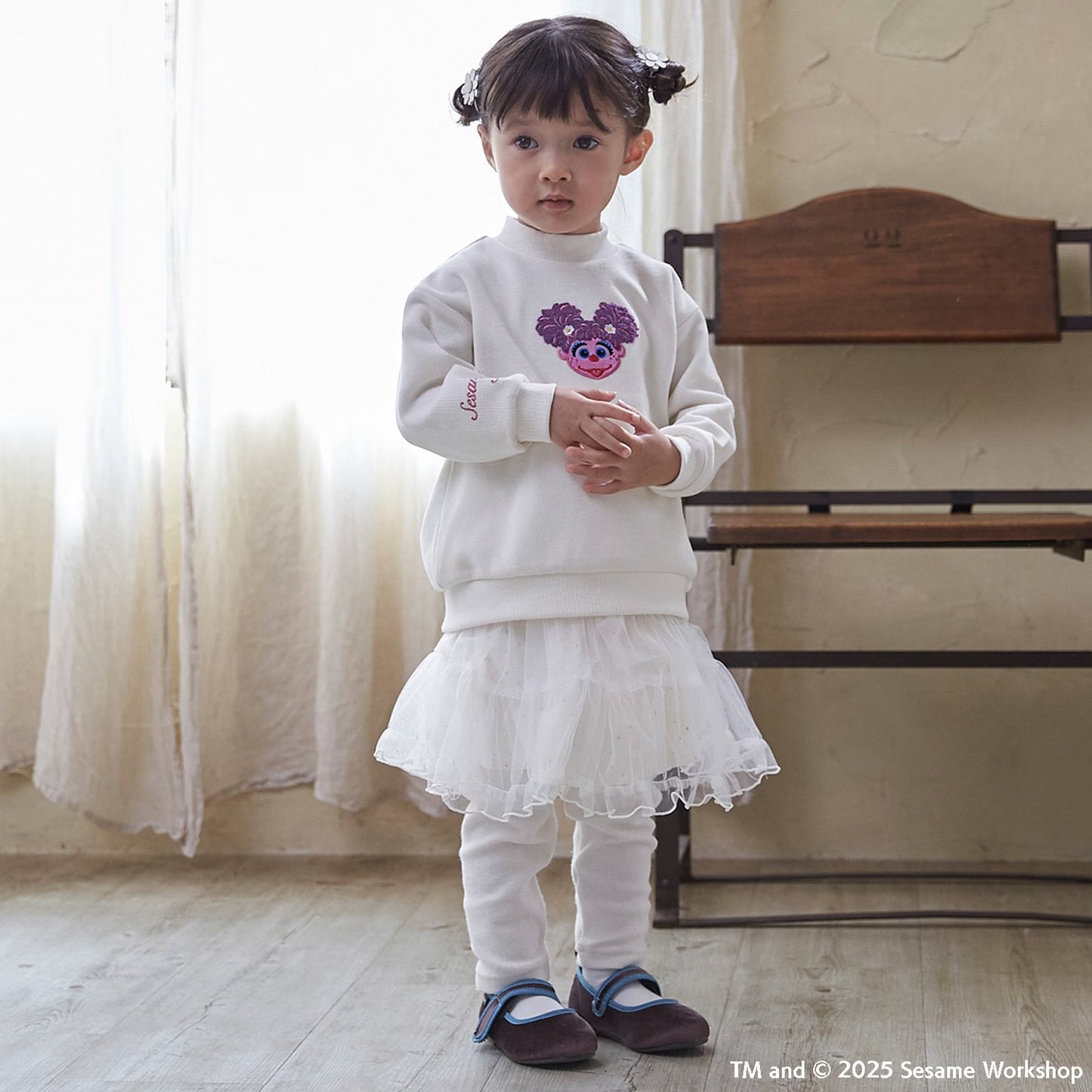 日本童裝 pe#main x SESAME STREET 芝麻街衛衣 80-130cm 男童款/女童款 冬季 TOPS