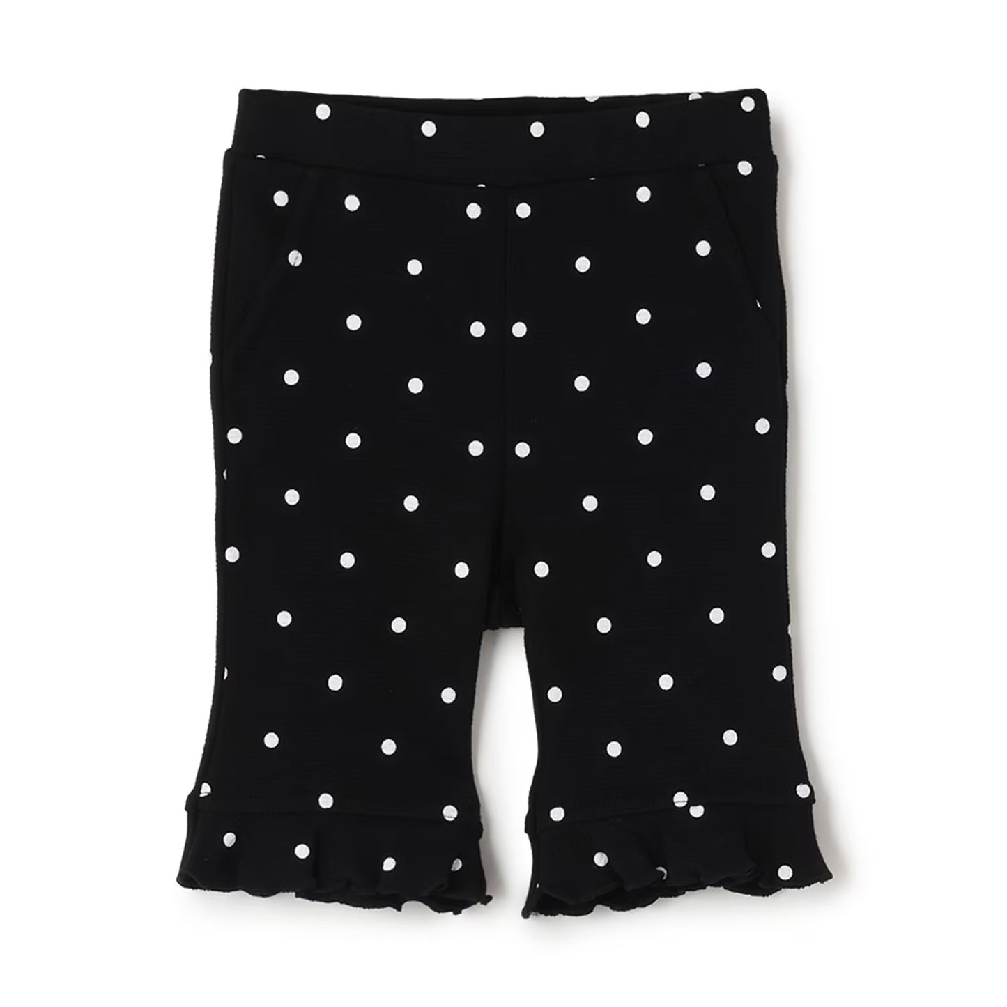 日本童裝 pe#main 防污系列 七分長荷葉邊褲 80-130cm 女童款 夏季 PANTS