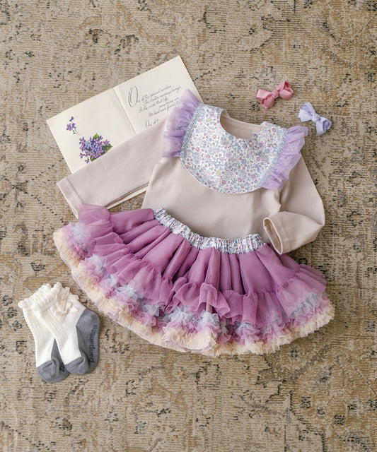 日本童裝 panpantutu 小芙蓉丁香 tutu裙 70-140cm 女童款 初生嬰兒 夏季 SKIRTS