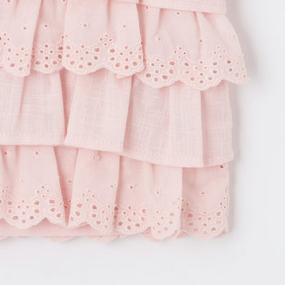 日本童裝 pe#main 蕾絲荷葉邊上衣 80-130cm 女童款 夏季 TOPS