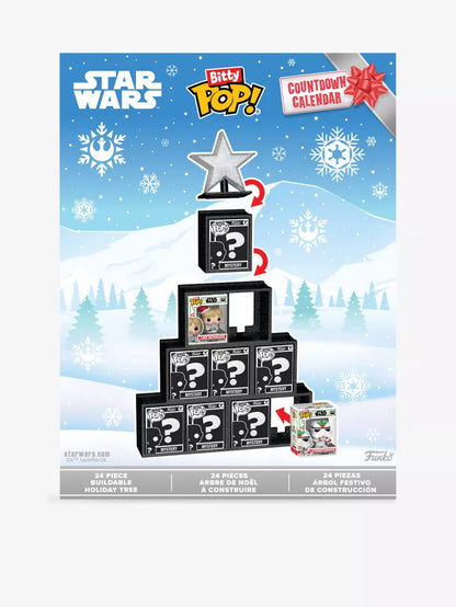 日英美直送 FUNKO Bitty Pop! Star Wars 24-Day Countdown Advent Calendar 聖誕倒數日曆 大人款/兒童款 聖誕快樂特輯 不參與$900免運 滿$900可加$25免運到順豐站/智能櫃 Christmas Advent Calendars 2026