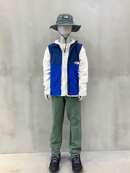 Japanese children's clothing TNF waterproof series zipper vest jacket 130-160cm boys'/girls' summer outerwear 