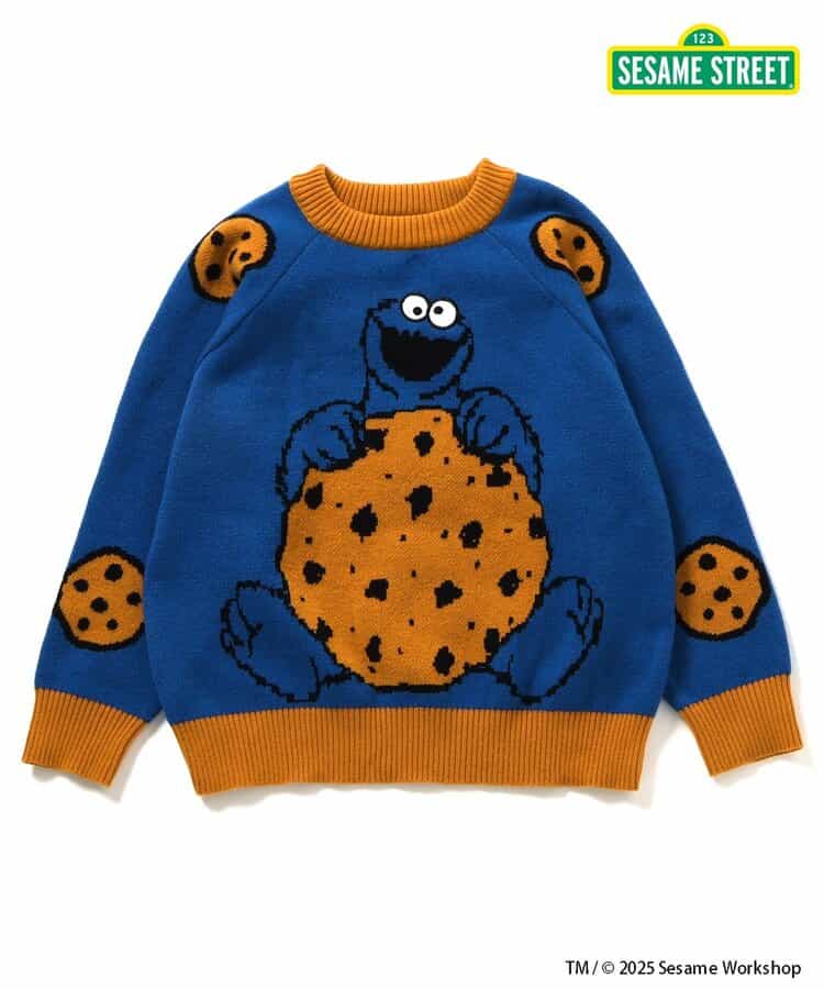 日本童裝 BREEZE x Sesame Street 冷衫 80-140cm 男童款/女童款 冬季 TOPS