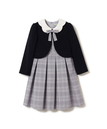 日本童裝 BEAMS mini 禮服兩件套裝 110-130cm 女童款 冬季 OUTERWEAR DRESSES 面試/宴會/表演