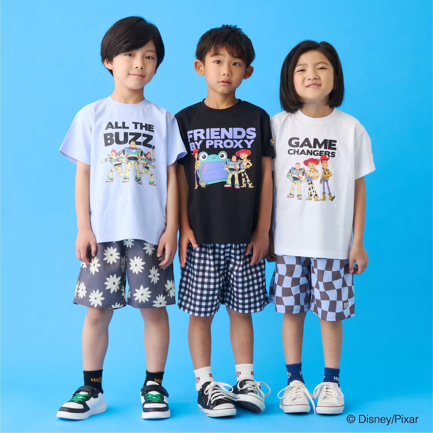 日本童裝 b・R# x Disney ToyStory 接觸冷感 防UV 印花上衣 100-140cm 男童款 夏季 TOPS