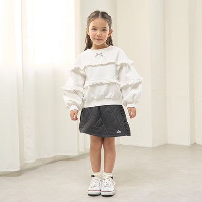 日本童裝 Ly# mine 絎縫夾棉裙褲 100-150cm 女童款 冬季 PANTS