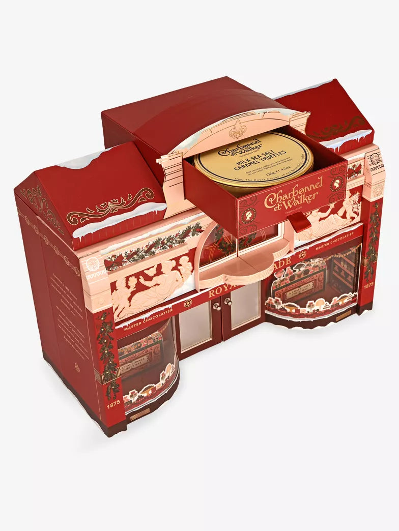 日英美直送  CHARBONNEL ET WALKER Chocolates & Truffles The Royal Arcade Advent Calendar 425g 聖誕倒數日曆 大人款 聖誕快樂特輯 不參與$900免運 滿$900可加$25免運到順豐站/智能櫃 Christmas Advent Calendars 2026