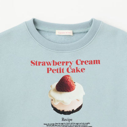 日本童裝 Ly# mine 抓毛蛋糕印花衛衣 100-150cm 女童款 冬季 TOPS