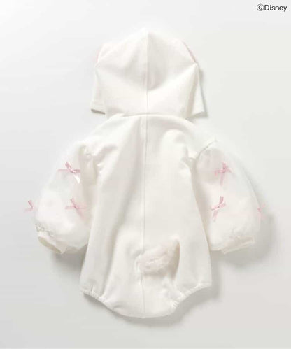 日本童裝 apres les cours x Disney Marie絲帶衛衣連衣 70-80cm 女童款 初生嬰兒 冬季 Jumpsuit