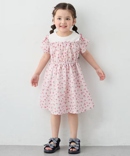 日本童裝 aF#a325 露肩連身裙 100-150cm 女童款 夏季 DRESSES