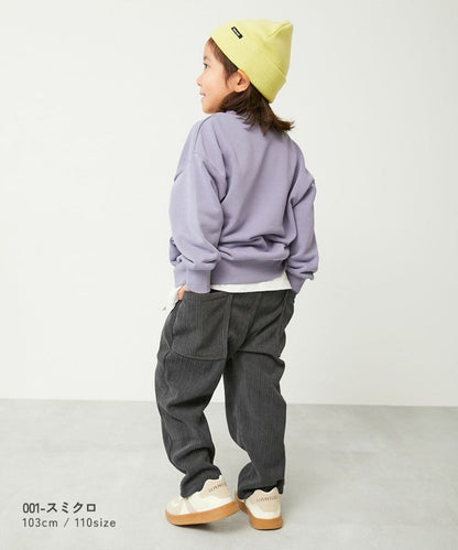 日本童裝 dev!rock 口袋柔軟燈芯絨長褲 100-160cm 男童款/女童款 冬季 PANTS