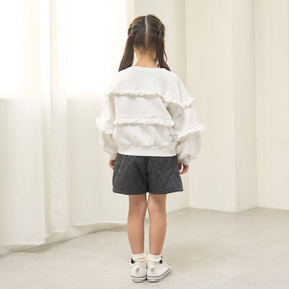 日本童裝 Ly# mine 絎縫夾棉裙褲 100-150cm 女童款 冬季 PANTS