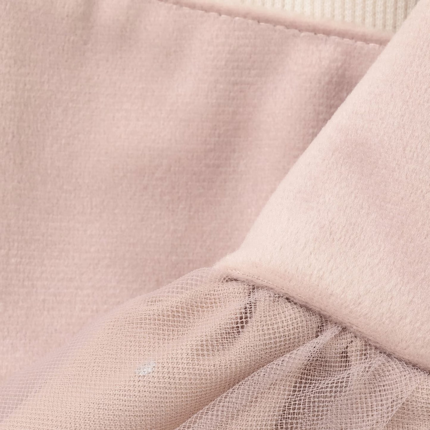 日本童裝 pe#main 假兩件網紗連衣 70-80cm 初生嬰兒 女童款 冬季 Jumpsuit