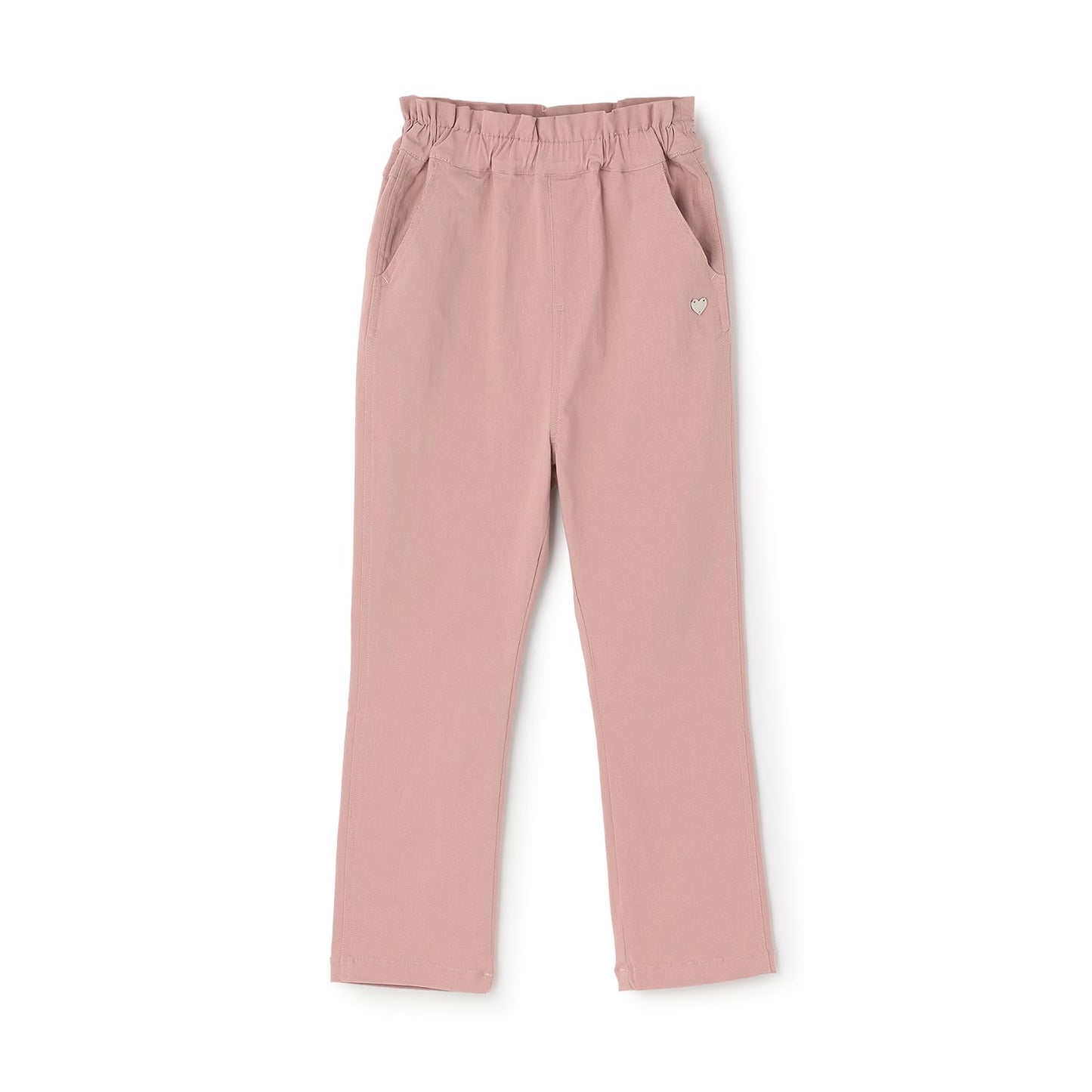 日本童裝 Ly# mine 荷葉邊口袋彈力長褲 100-140cm 女童款 秋季 PANTS
