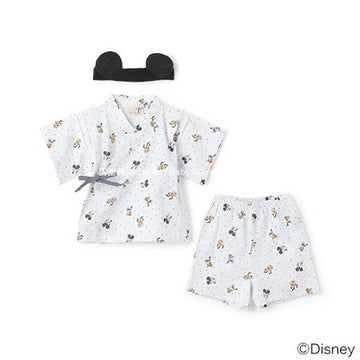 Japanese children's clothing pe#main x Diseny Jinbei Japanese Kimono 80-130cm Boys/Girls Summer TOPS PANTS Japanese Summer Festival Special 